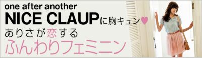 one after another NICE CLAUP�ɋ��L�������肳��������ӂ���t�F�~�j��