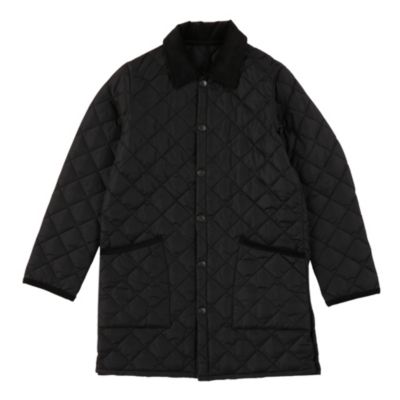 Barbour バブアー キルティング コート ジャケット 黒 □ Q749 高価な