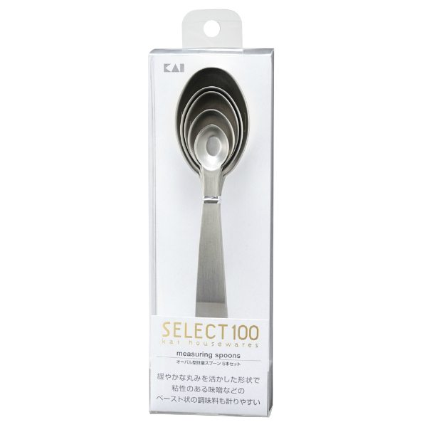 "貝印 カイジルシ 【SELECT100】オーバル型計量スプーン5本セット"