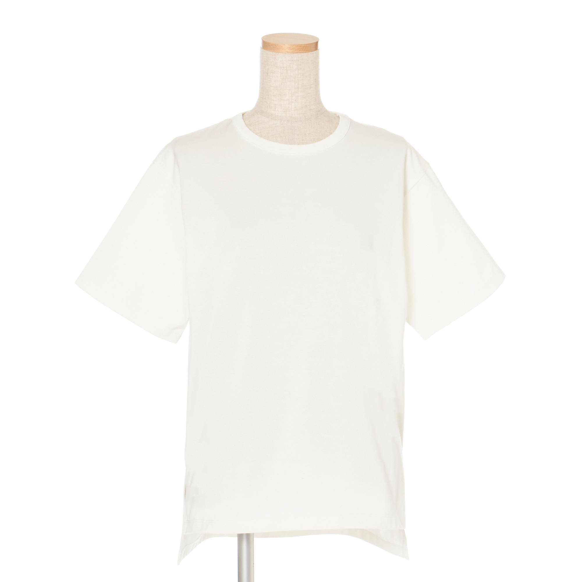 SINME×éclat (シンメ×エクラ)　スリット入りビッガーTシャツ