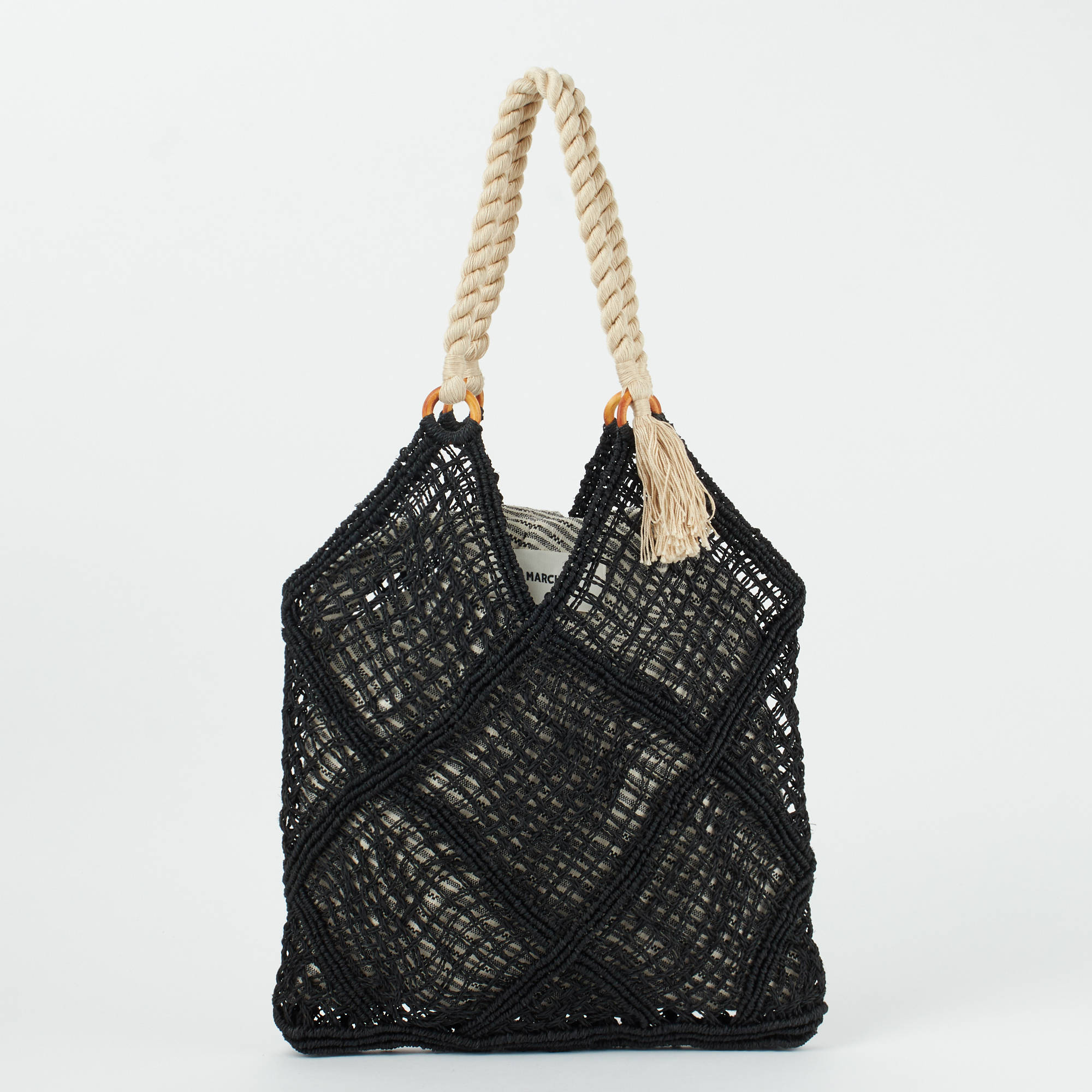 MARCHER×éclat (マルシェ×エクラ)　ロープハンドルバッグ