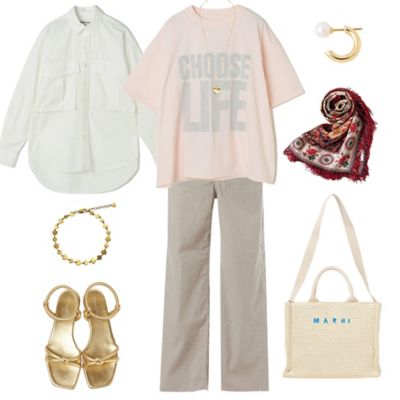 �y50�� �T���R�[�f�z��i�ȃs���NT�V���c�Ƀ����N�X�ȏ����g���ŉ؂̂���X�^�C���Ɂ�J�}�_���̂������