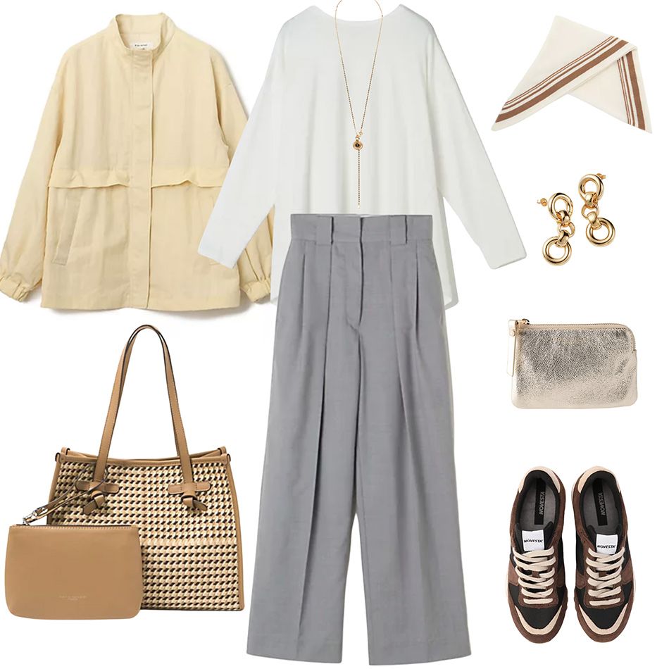 【50代 週末コーデ】リュクスなカシミア混ケープを主役に冬のマリンカジュアル＃Jマダムのおしゃれ