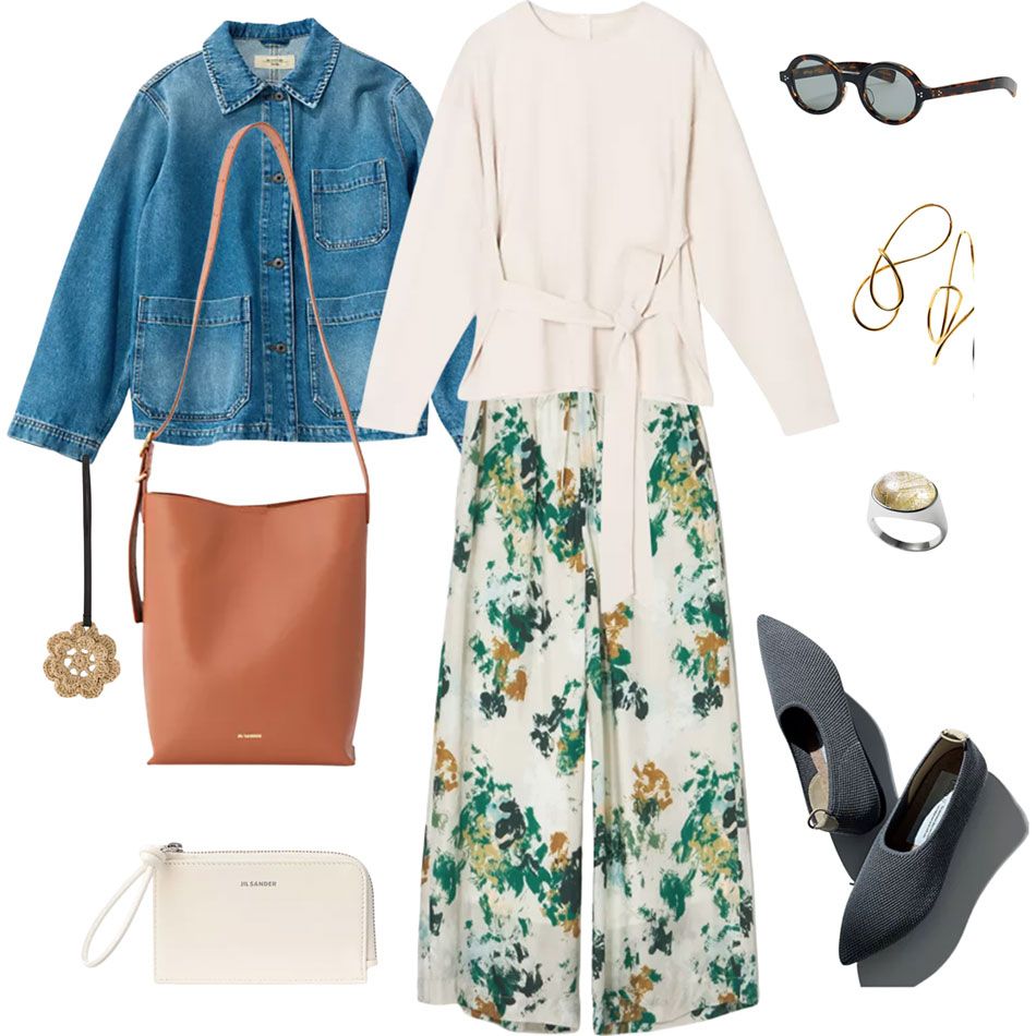 【50代 週末コーデ】リュクスなカシミア混ケープを主役に冬のマリンカジュアル＃Jマダムのおしゃれ