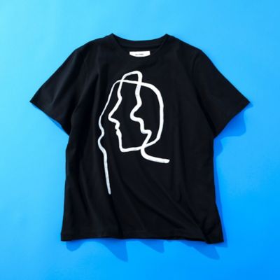 AKIRANAKA・Line portrait T－shirt・¥20,900