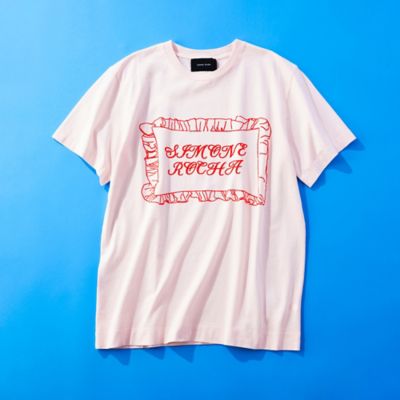 SIMONE ROCHA・PILLOWCASE LOGO PRINT T－SHIRT・¥36,300