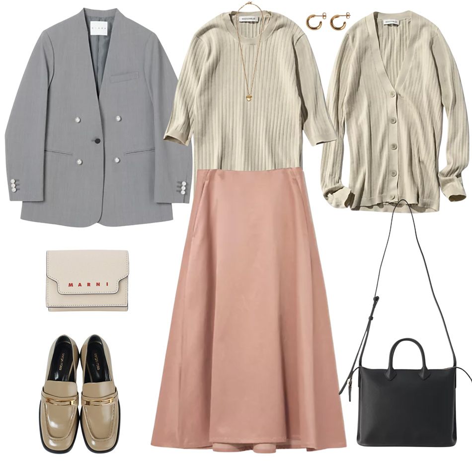 【50代 週末コーデ】リュクスなカシミア混ケープを主役に冬のマリンカジュアル＃Jマダムのおしゃれ