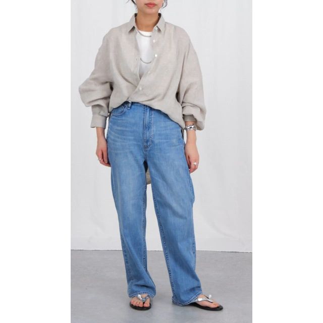 Finamore(フィナモレ)のオーバーサイズリネンシャツ通販