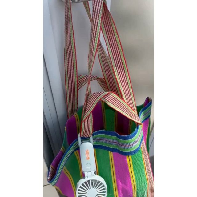 ne Quittez pas(ヌキテパ)のMULTI STRIPE MESH WIDE TOTE BAG