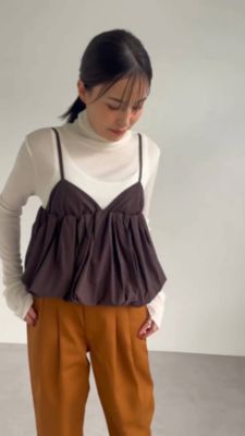 ���f���T�C�Y�F164cm/BROWN/	F