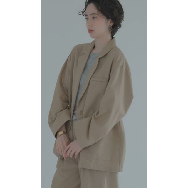 marjour(マージュール)のLINEN BLEND OVER JACKET通販 | 集英社HAPPY