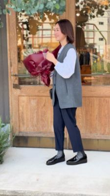 ���f���g���F164cm/�`���R�[���O���[/�t���[