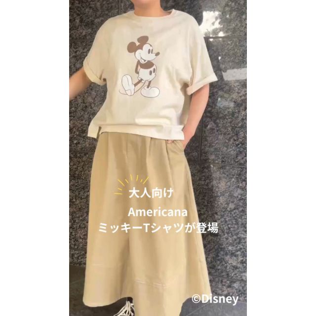 Americana(アメリカーナ)の【LEEマルシェ20th別注】【洗える】Mickey