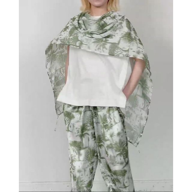 新品クールでオシャレな通なあなたにはダーシ5’6FLAX(麻で巻いてる) pelaq(ペラク)のボーホーストール【green archive】通販 | 集英社HAPPY