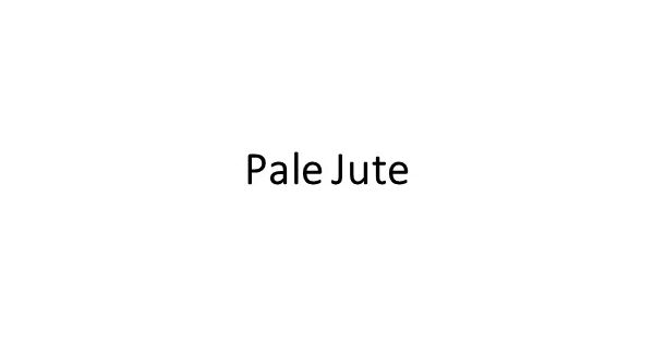 Pale Jute（ペールジュート）正規通販 - mirabella(ミラベラ)