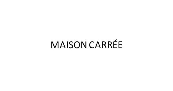 MAISON CARREE（メゾン カレ）通販 - HAPPY PLUS STORE