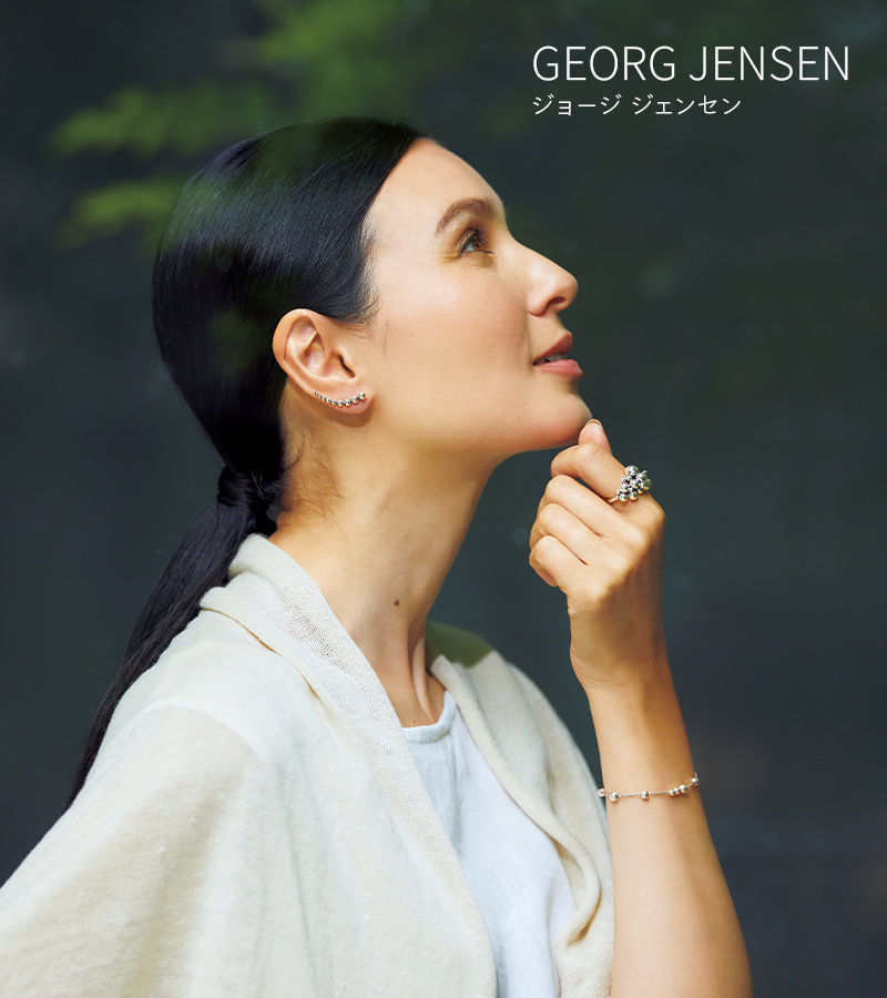GEORG JENSEN　ジョージ ジェンセン　ムーンライトグレープ リング　ムーンライトグレープ ピアス 　ムーンライトグレープ ブレスレット