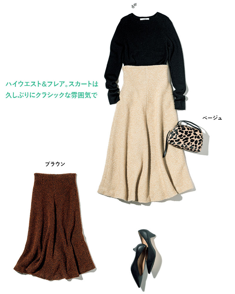 muller of yoshiokubo(ミュラー オブ ヨシオクボ)　フレアスカート