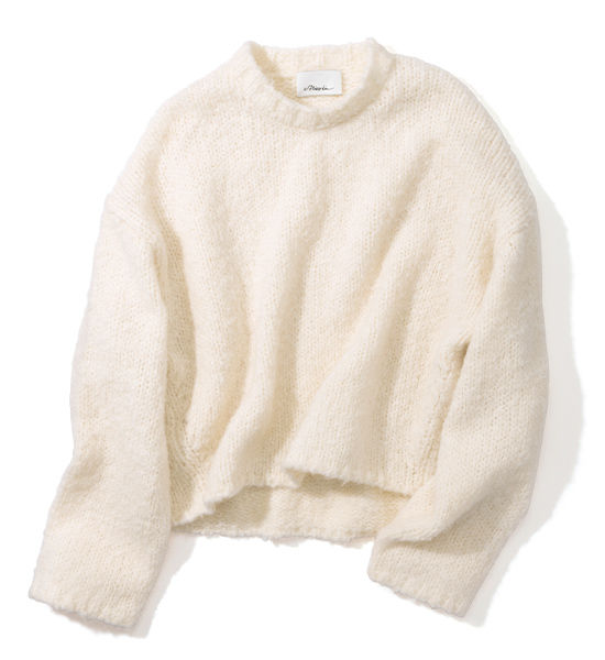 3.1 Phillip Lim(3.1 フィリップ リム) クロップト　クルーネックニット
