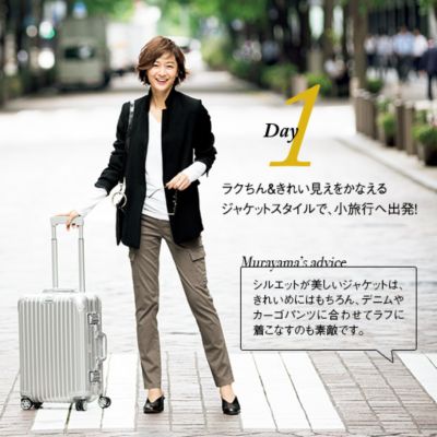 富岡佳子×E by eclat 秋の着回し10Days 30代40代50代大人の通販｜HAPPY PLUS STORE