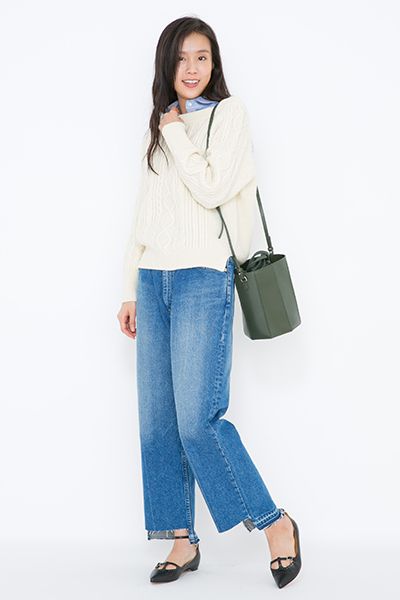 旬色ニット」暗くなりがちな冬の着こなしが華やかに！ 30代40代50代