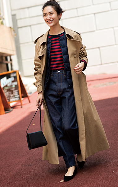 【超美品】TATORAS トレンチコート(ダウンベスト付き) s-musee_370904500