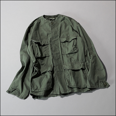 アーミージャケット CREWリメイク