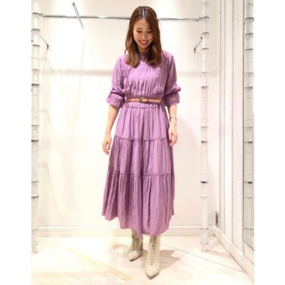 【完売/レア】JILLSTUART ミランダギャザースカート 0 ピンクお色plum