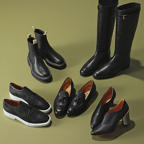 「考えなくてもスタイルが決まる「大人の黒靴」を更新！」バナー画像
