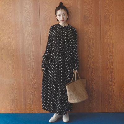 SINMEのドットフレアスカート【STANDARD BOOK 2023Spring】 | HAPPY 