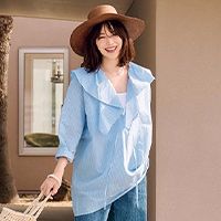 蛯原友里さんと楽しむ、ずっと愛せる初夏のワードローブ