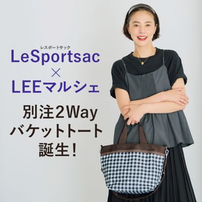 LeSportsac×LEEマルシェ「別注２Wayバケットトート誕生」