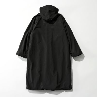 国内正規品 ATON ASAKO NYLON HOODED COAT チャコールグレー 04