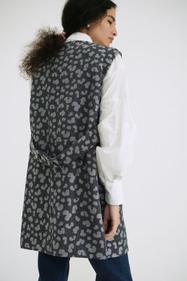 CLANE(クラネ)のLINEN LEOPARD GILET通販 | 集英社HAPPY PLUS STORE