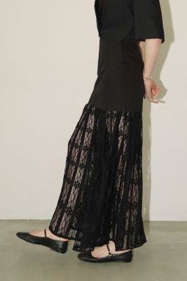 スカート CLANE 2WAY LACE LAYERED SKIRT CLANE(クラネ)の2WAY LACE LAYERED SKIRT通販 | mirabella