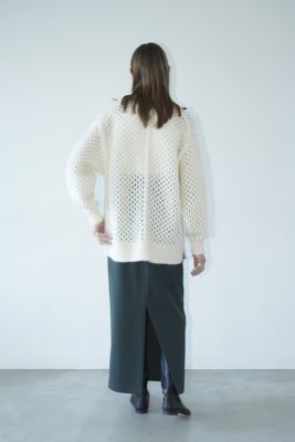 CLANE(クラネ)のDOT MESH MOHAIR OVER KNIT TOPS通販 | 集英社HAPPY ...