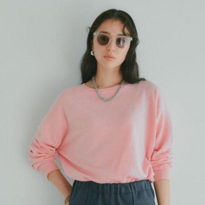 STONE WASH LOOSE CREW NECK PO