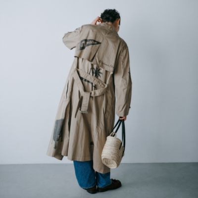 18万⭕️24時間発送⭕️マディソンブルー　トレンチコート　リネン　ビッグ　オーバー MADISONBLUE / マディソンブルー】 TRENCH COAT（トレンチコート