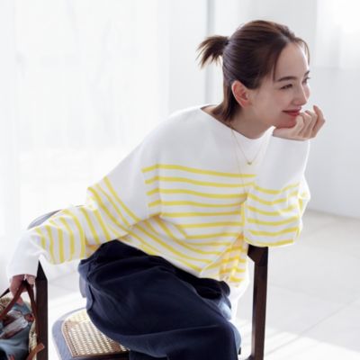 モデルサイズ:157cm/イエロー/着用サイズ:F/ LEE掲載