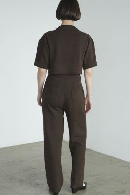 CLANE(クラネ)のHALF SLEEVE KNIT TOPS ＆ PANTS SET通販 | mirabella 