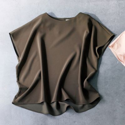 E by eclat(イーバイエクラ)の【とろみ】コクーンブラウス通販