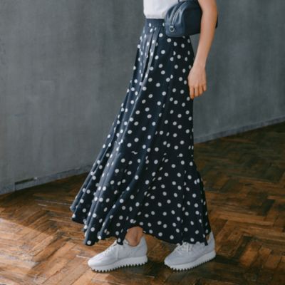 sinme ドットタイトスカート　ロング丈 SINME ドットタイトスカート SS15-04 | geep