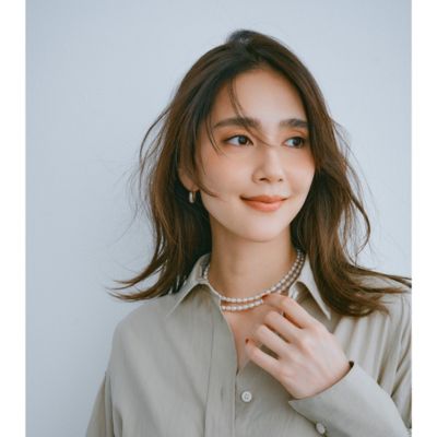大草直子さんコラボ、ピモンテのパールロングネックレス 大草直子さんコラボ、ピモンテのパールロングネックレス 大草