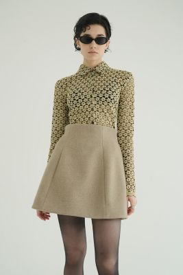 【タグあり　試着のみ】 CLANE MINI SKIRT CLANE(クラネ)のCONSTRUCTIVE MINI SKIRT通販 | 集英社HAPPY