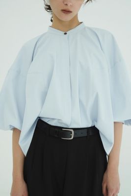 シャツ+ブラウス(長袖+七分) CLANE VOLUME SELEEVE STAND NECK SHIRT CLANE(クラネ)のVOLUME SELEEVE STAND NECK SHIRTS通販 | mirabella