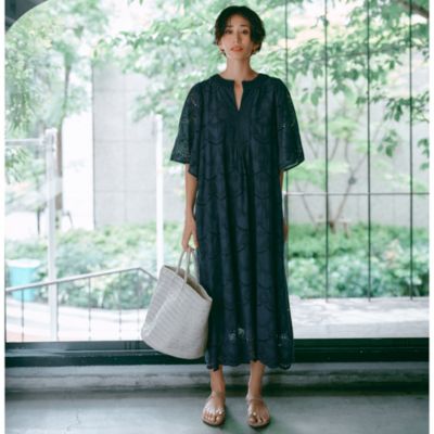 ne Quittez pas(ヌキテパ)のCOTTON VOILE DOT HEMLA DRESS通販 eclat premium（エクラプレミアム）