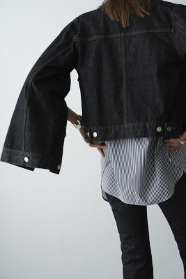CLANE BELL SLEEVE COMPACT JEAN JACKET