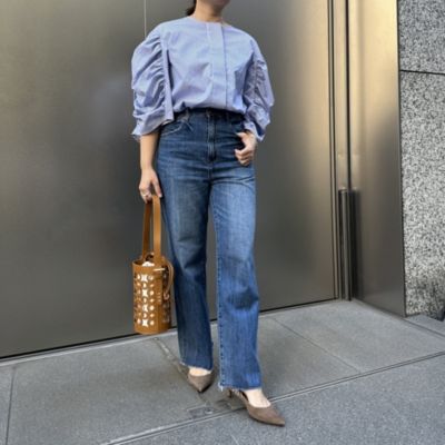 EVA MANN×eclat(エヴァマン×エクラ)の【別注】袖シャーリング