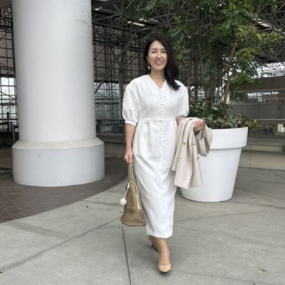 mika.n様 サマーワンピ M特殊白 Summer Knit One-Piece – VANON