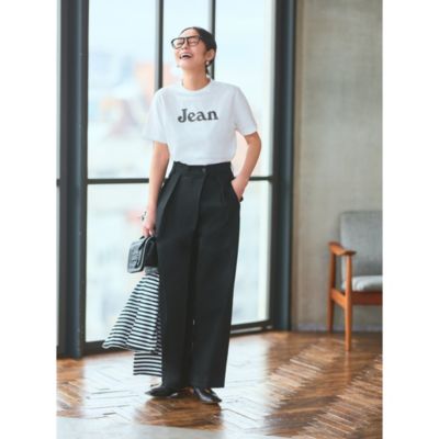 どんなスタイルもほんのりモードに変身　【神山まりあさんコラボ】ラップ風チノパンツ